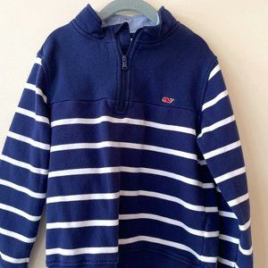 Vineyard Vines (for Target) Boys Quarter-Zip Sweatshirt Sz S (6/7)